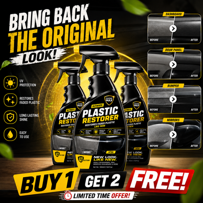 PLASTIC RESTORER SPRAY ✨BUY 1 GET 2 FREE✨
